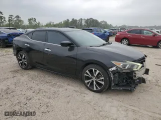 2018 Nissan Maxima S with VIN 1N4AA6APXJC393236, listed as a Copart auction lot 51243945 with 73,763 mi miles and Salvage Title. Bid and sale history available at carsss.com. Image 4.
