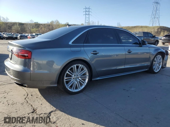 2017 Audi A8 z VIN WAU44AFD0HN010187, wystawiony jako Copart lot #54186365 z przebiegiem 78 095 mil mil oraz Szkody całkowita. Historia ofert i sprzedaży dostępna na DreamBid. Obrazek 3.
