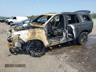 2023 Cadillac Escalade 4WD Premium Luxury with VIN 1GYS4BKL7PR384973, listed as a Copart auction lot 60155425 with Not provided miles and Salvage title. Bid and sale history available at DreamBid. Image 1.