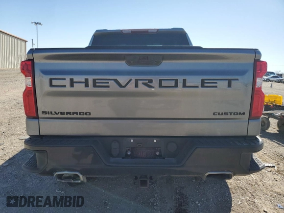 2020 Chevrolet Silverado 1500 Custom Trail Boss with VIN 3GCPYCEFXLG445173, listed as a Copart auction lot 48675725 with 63,073 mi miles and Salvage Title. Bid and sale history available at DreamBid. Image 6.