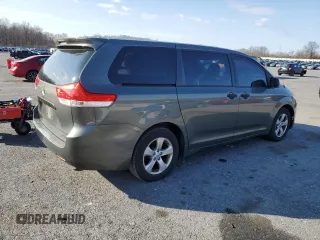 2014 Toyota Sienna L with VIN 5TDZK3DC4ES498196, listed as a Copart auction lot 50214285 with 239,718 mi miles and Clean Title. Bid and sale history available at carsss.com. Image 3.