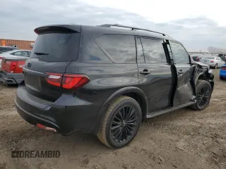 2018 Infiniti QX80 with VIN JN8AZ2NC3J9441423, listed as a Copart auction lot 47876664 with 63,659 mi miles. Bid and sale history available at carsss.com. Image 3.