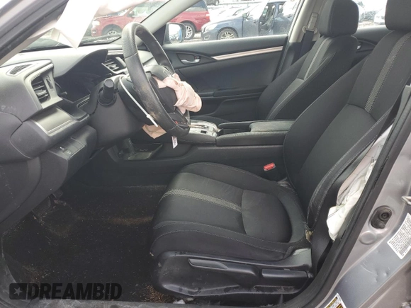 2017 Honda Civic Sedan LX with VIN 19XFC2F51HE218631, listed as a Copart auction lot 52105775 with 82,214 mi miles and Salvage Title. Bid and sale history available at carsss.com. Image 7.