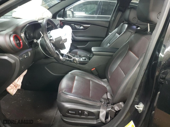 2019 Chevrolet Blazer RS with VIN 3GNKBJRS2KS675252, listed as a Copart auction lot 48068225 with 63,357 mi miles and Salvage Title. Bid and sale history available at carsss.com. Image 7.
