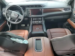 2023 GMC Yukon XL Denali Ultimate with VIN 1GKS2KKLXPR359582, listed as a Copart auction lot 72972284 with 24,366 mi miles and Salvage Title. Bid and sale history available at carsss.com. Image 8.