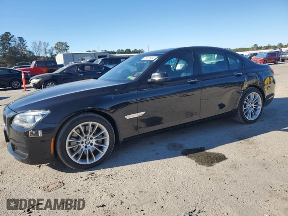 2015 BMW 7 Series 750i xDrive with VIN WBAYB6C57FD965993, listed as a Copart auction lot 83871924 with 76,720 mi miles and Salvage Title. Bid and sale history available at carsss.com. Image 1.