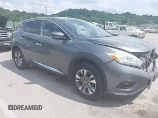 2016 Nissan Murano SV z VIN 5N1AZ2MGXGN125738, wystawiony jako IAAI lot #42302219 z przebiegiem 114 388 mil mil oraz . Historia ofert i sprzedaży dostępna na DreamBid. Obrazek 1.