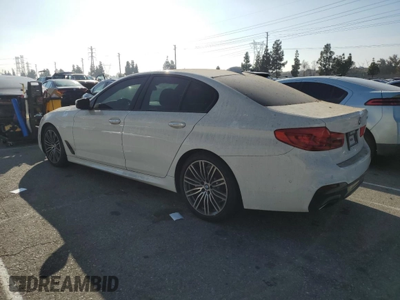 2017 BMW 5 Series 530i with VIN WBAJA5C30HG456195, listed as a Copart auction lot 86887954 with Not provided miles and Salvage title. Bid and sale history available at DreamBid. Image 2.