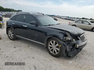 2008 Infiniti FX with VIN JNRAS08W28X208178, listed as a Copart auction lot 62330405 with 228,371 mi miles and Salvage title. Bid and sale history available at DreamBid. Image 4.