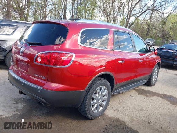 2012 Buick Enclave Leather with VIN 5GAKVCED3CJ416471, listed as a IAAI auction lot 41994854 with 179,930 mi miles and . Bid and sale history available at carsss.com. Image 4.