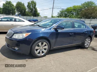 2011 Buick LaCrosse CXL with VIN 1G4GC5GC8BF222865, listed as a Copart auction lot 59014345 with 158,321 mi miles and Salvage title. Bid and sale history available at DreamBid. Image 1.