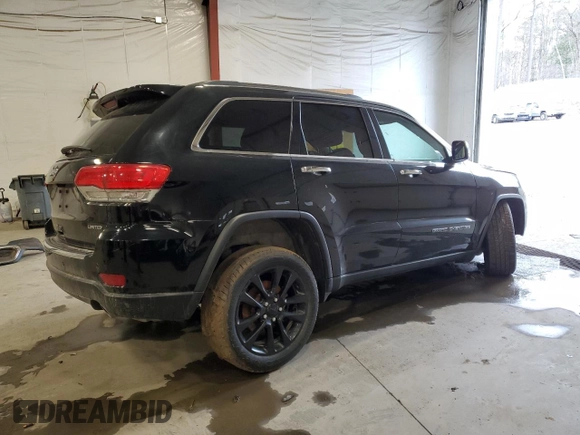 2017 Jeep Grand Cherokee Limited with VIN 1C4RJFBG0HC914292, listed as a Copart auction lot 52833785 with 90,743 mi miles and Salvage Title. Bid and sale history available at carsss.com. Image 3.