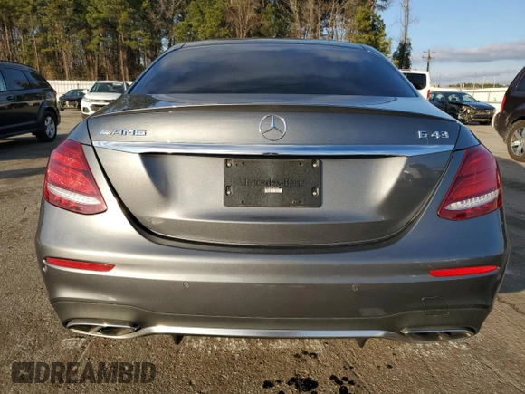 2018 Mercedes-Benz E-Class AMG E 43 with VIN WDDZF6EB0JA480965, listed as a Copart auction lot 44770455 with 48,370 mi miles and Salvage Title. Bid and sale history available at carsss.com. Image 6.