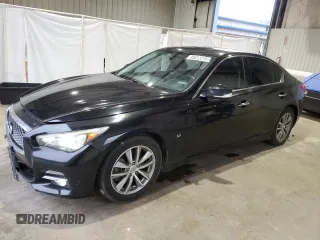 2015 Infiniti Q50 Premium z VIN JN1BV7AP4FM350041, wystawiony jako Copart lot #45012215 z przebiegiem 139 269 mil mil oraz Szkoda całkowita • Salvage title. Historia ofert i sprzedaży dostępna na DreamBid. Obrazek 1.