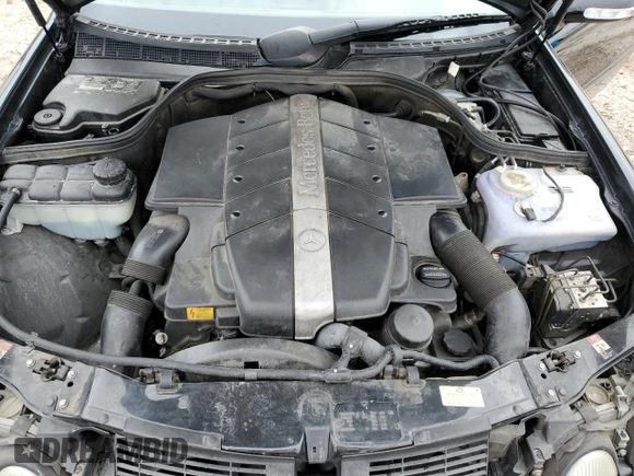 2002 Mercedes-Benz CLK 320/430 with VIN WDBLJ70G42F199391, listed as a Copart auction lot 50912095 with 274,802 mi miles and Salvage Title. Bid and sale history available at DreamBid. Image 11.