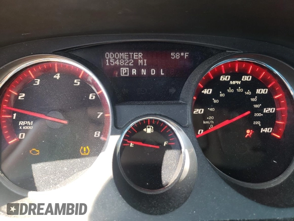 2008 GMC Acadia SLT1 with VIN 1GKER23788J126987, listed as a Copart auction lot 49827885 with 154,822 mi miles and Clean Title. Bid and sale history available at carsss.com. Image 9.