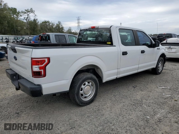 2019 Ford F-150 XL with VIN 1FTEW1C50KFC15847, listed as a Copart auction lot 88732235 with 153,898 mi miles and Salvage Title. Bid and sale history available at DreamBid. Image 3.