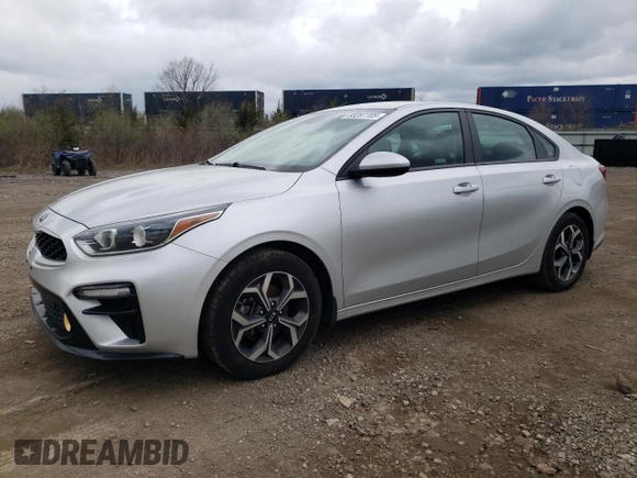2019 Kia Forte LXS with VIN 3KPF24AD1KE058609, listed as a Copart auction lot 53287705 with 100,024 mi miles and Salvage Title. Bid and sale history available at carsss.com. Image 1.