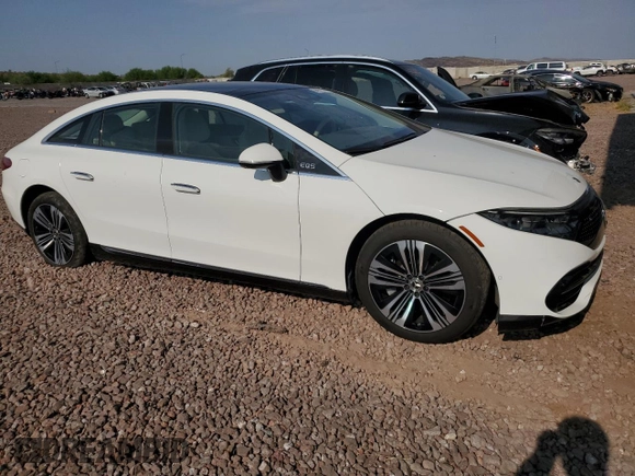 2023 Mercedes-Benz EQS with VIN W1KCG2DB9PA025408, listed as a Copart auction lot 64037544 with 12,134 mi miles and Salvage Title. Bid and sale history available at carsss.com. Image 4.