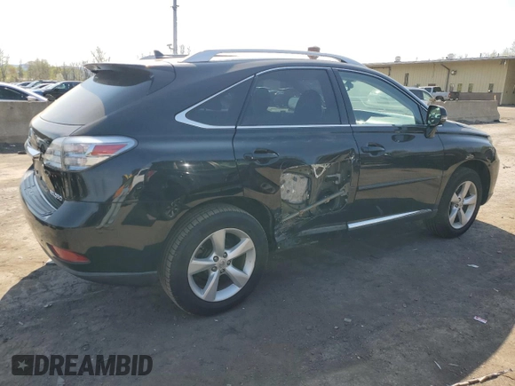 2010 Lexus RX 350 with VIN 2T2BK1BA1AC032196, listed as a Copart auction lot 54130395 with 184,445 mi miles and Salvage Title. Bid and sale history available at carsss.com. Image 3.