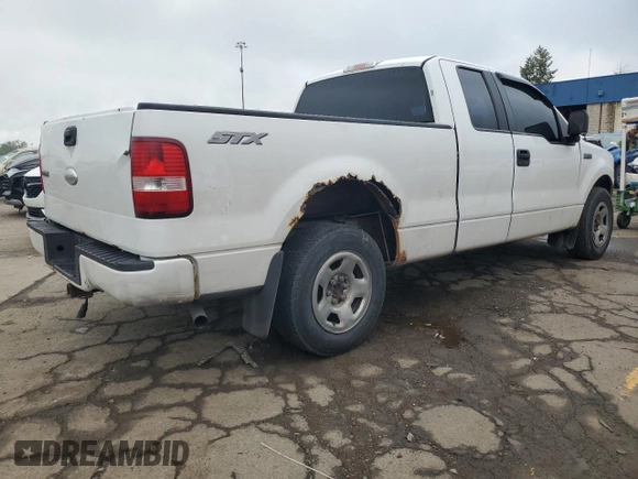 2007 Ford F-150 STX with VIN 1FTRX12W07FA04065, listed as a Copart auction lot 56001235 with Not provided miles and Salvage title. Bid and sale history available at DreamBid. Image 3.