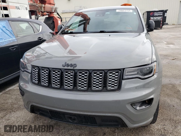 2022 Jeep Grand Cherokee WK Laredo X with VIN 1C4RJEAG4NC155170, listed as a Copart auction lot 74823154 with 0 mi miles and Non Repairable. Bid and sale history available at carsss.com. Image 5.