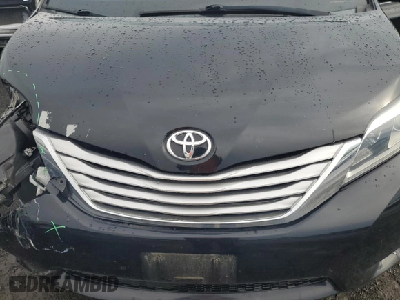 2015 Toyota Sienna Limited with VIN 5TDDK3DC5FS107620, listed as a Copart auction lot 62681205 with 208,070 mi miles and Salvage title. Bid and sale history available at DreamBid. Image 12.
