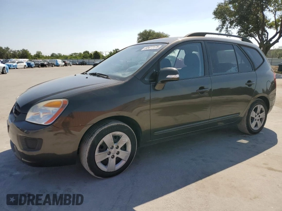 2010 Kia Rondo LX with VIN KNAHG8C84A7299898, listed as a Copart auction lot 53477175 with 127,990 mi miles and Salvage Title. Bid and sale history available at carsss.com. Image 1.