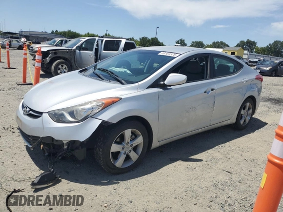 2012 Hyundai Elantra Limited z VIN KMHDH4AE2CU345566, wystawiony jako Copart lot #59151575 z przebiegiem 108 875 mil mil oraz Szkoda całkowita • Salvage title. Historia ofert i sprzedaży dostępna na DreamBid. Obrazek 1.