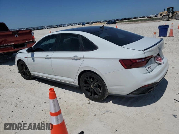 2022 Volkswagen Jetta GLI Autobahn with VIN 3VW2T7BUXNM016765, listed as a Copart auction lot 52581365 with 24,228 mi miles and Salvage title. Bid and sale history available at DreamBid. Image 2.