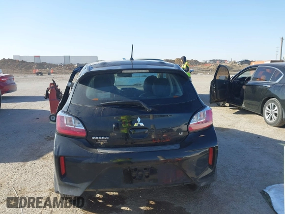 2024 Mitsubishi Mirage Black Edition with VIN ML32AWHJ1RH004954, listed as a IAAI auction lot 41834228 with 13,720 mi miles and . Bid and sale history available at DreamBid. Image 16.