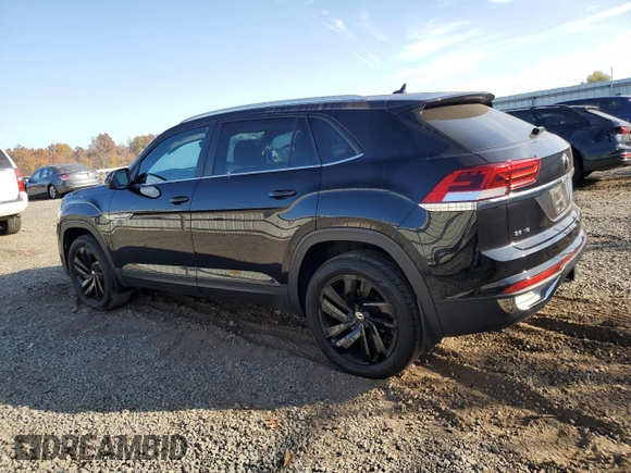 2023 Volkswagen Atlas SE with VIN 1V2KE2CA2PC206051, listed as a Copart auction lot 77347584 with 19,297 mi miles and Salvage title. Bid and sale history available at DreamBid. Image 2.