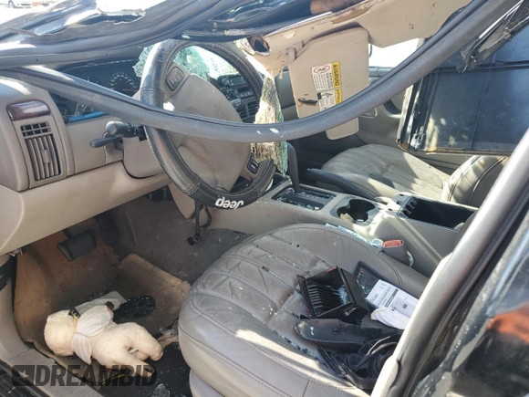 2000 Jeep Grand Cherokee Laredo with VIN 1J4G258S5YC193875, listed as a Copart auction lot 74731704 with Not provided miles and Salvage title. Bid and sale history available at DreamBid. Image 8.