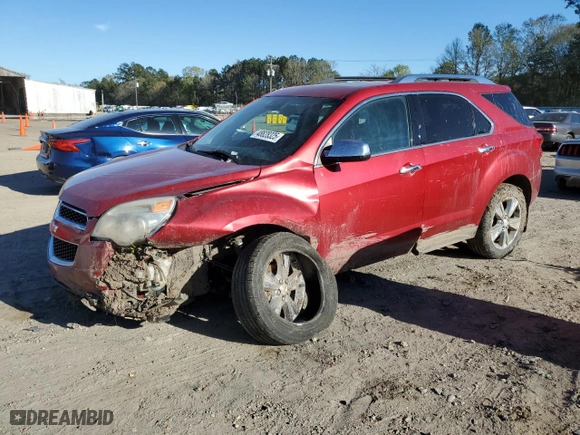 2015 Chevrolet Equinox LTZ with VIN 2GNFLDE37F6268014, listed as a Copart auction lot 48828325 with 123,895 mi miles and Salvage Title. Bid and sale history available at carsss.com. Image 1.
