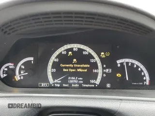2010 Mercedes-Benz CL-Class CL 550 with VIN WDDEJ8GBXAA025272, listed as a Copart auction lot 43619445 with 128,793 mi miles and Salvage Title. Bid and sale history available at carsss.com. Image 9.