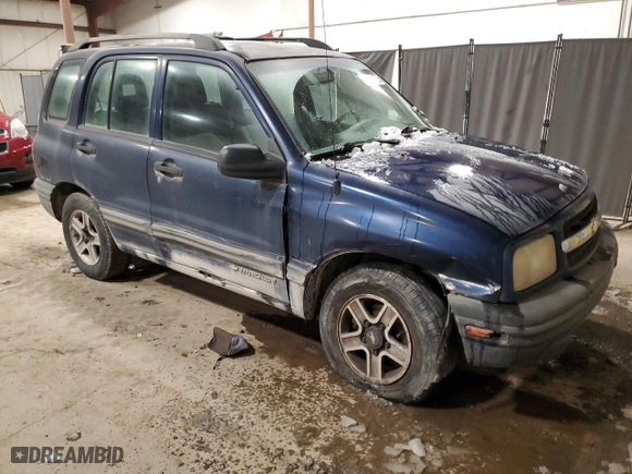 2002 Chevrolet Tracker with VIN 2CNBJ13CX26943598, listed as a Copart auction lot 44351725 with 179893 miles and Salvage Title. Bid and sale history available at carsss.com. Image 4.