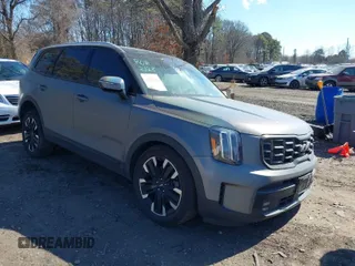 2023 Kia Telluride SX Prestige X-Pro with VIN 5XYP5DGC8PG348690, listed as a IAAI auction lot 41698285 with 31,262 mi miles and . Bid and sale history available at DreamBid. Image 1.