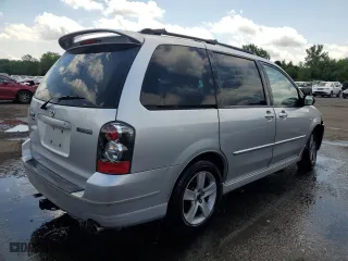 2005 Mazda MPV LX with VIN JM3LW28J650540407, listed as a Copart auction lot 62223774 with 136,977 mi miles and Salvage Title. Bid and sale history available at carsss.com. Image 3.
