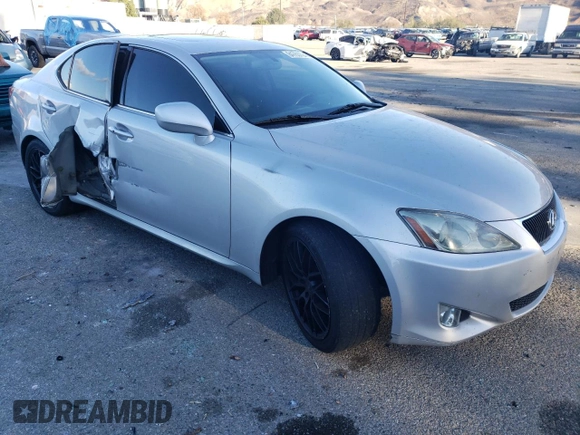 2006 Lexus IS 250 Manual with VIN JTHBK262865008252, listed as a Copart auction lot 84763724 with 140,277 mi miles and Salvage Title. Bid and sale history available at carsss.com. Image 4.