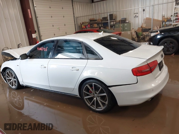 2016 Audi A4 Premium Plus with VIN WAUFFAFL2GA002902, listed as a IAAI auction lot 41606726 with 85,128 mi miles. Bid and sale history available at carsss.com. Image 14.
