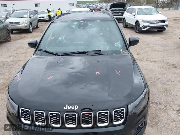 2025 Jeep Compass Limited with VIN 3C4NJDCN3ST541115, listed as a IAAI auction lot 42125338 with 2,065 mi miles and . Bid and sale history available at DreamBid. Image 6.