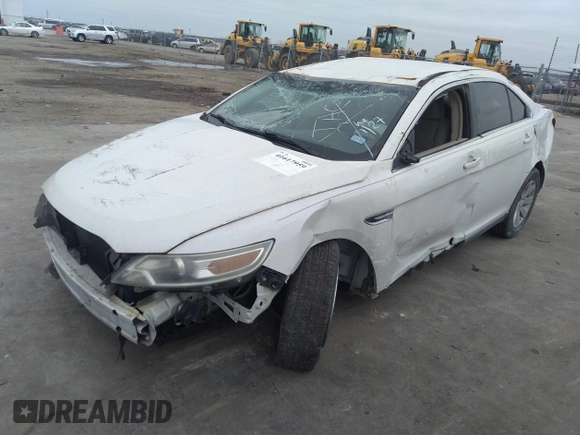2011 Ford Taurus SE with VIN 1FAHP2DW3BG113398, listed as a IAAI auction lot 41617959 with 123,706 mi miles. Bid and sale history available at carsss.com. Image 2.