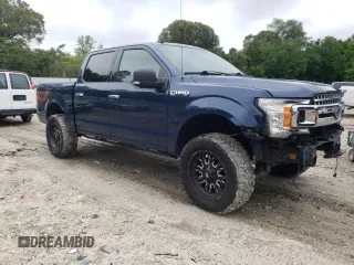2020 Ford F-150 XL with VIN 1FTEW1E57LFA26918, listed as a Copart auction lot 57839875 with 91,703 mi miles and Salvage title. Bid and sale history available at DreamBid. Image 4.