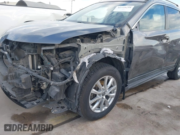 2017 Nissan Rogue S with VIN KNMAT2MVXHP578879, listed as a IAAI auction lot 41329210 with 156,178 mi miles. Bid and sale history available at carsss.com. Image 6.