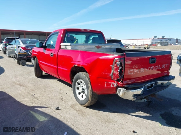 2006 Chevrolet Silverado 1500 Work Truck with VIN 3GCEC14X26G251343, listed as a IAAI auction lot 41665402 with 141,467 mi miles. Bid and sale history available at carsss.com. Image 3.