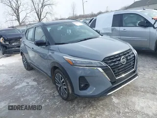 2021 Nissan Kicks SR with VIN 3N1CP5DV3ML473074, listed as a IAAI auction lot 41589975 with 54,769 mi miles. Bid and sale history available at carsss.com. Image 1.