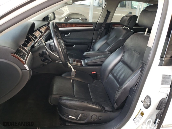 2008 Audi A8 L 4.2L with VIN WAUMV94E88N010171, listed as a Copart auction lot 82404304 with 155,445 mi miles and Salvage Title. Bid and sale history available at carsss.com. Image 7.
