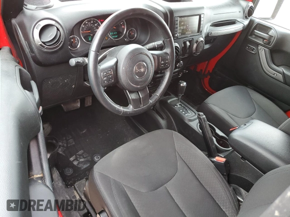 2017 Jeep Wrangler Sport с VIN 1C4AJWAG0HL664146, выставлен на аукционе Copart как лот 54006985 с пробегом 38 008 миль миль и Списание • Salvage title. История ставок и продаж доступна на DreamBid. Изображение 8.