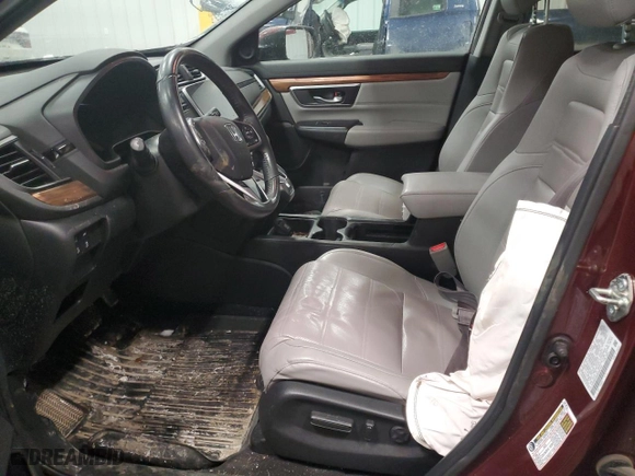 2019 Honda CR-V EX-L with VIN 2HKRW2H83KH657442, listed as a Copart auction lot 45882405 with 54,931 mi miles and Salvage Title. Bid and sale history available at carsss.com. Image 7.