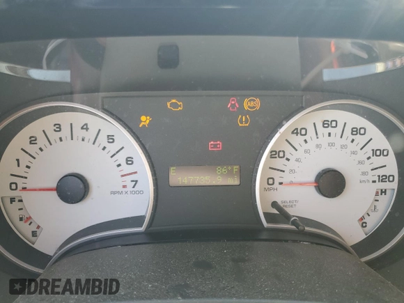 2007 Ford Explorer Sport Trac Limited with VIN 1FMEU33897UB34100, listed as a Copart auction lot 56944685 with 147,735 mi miles and Salvage title. Bid and sale history available at DreamBid. Image 9.